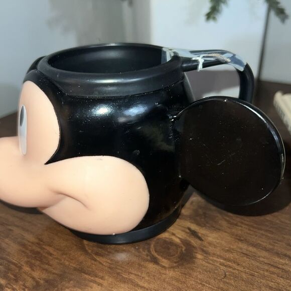 Vintage Applause Inc 3D Disney Mickey Mouse Head Face w/ ears Plastic Cup Mug - Picture 2 of 7